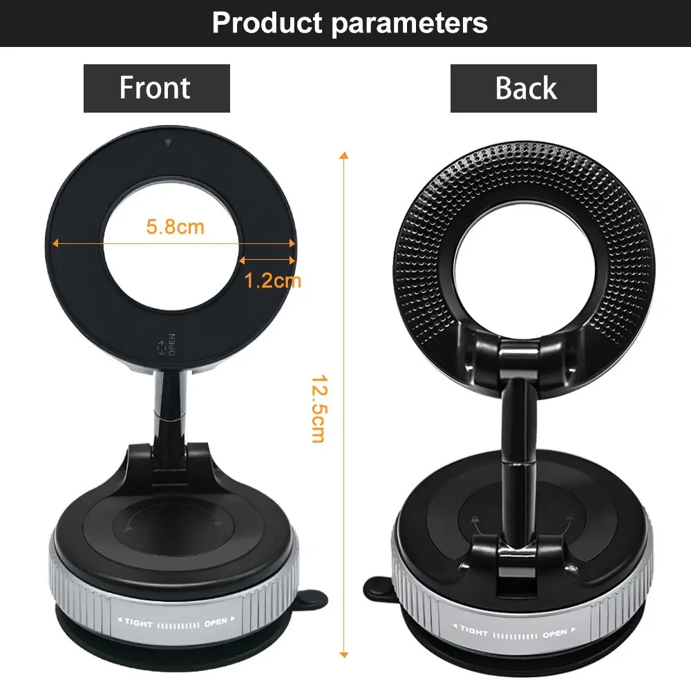 360° Magnetic Foldable Car Phone Holder