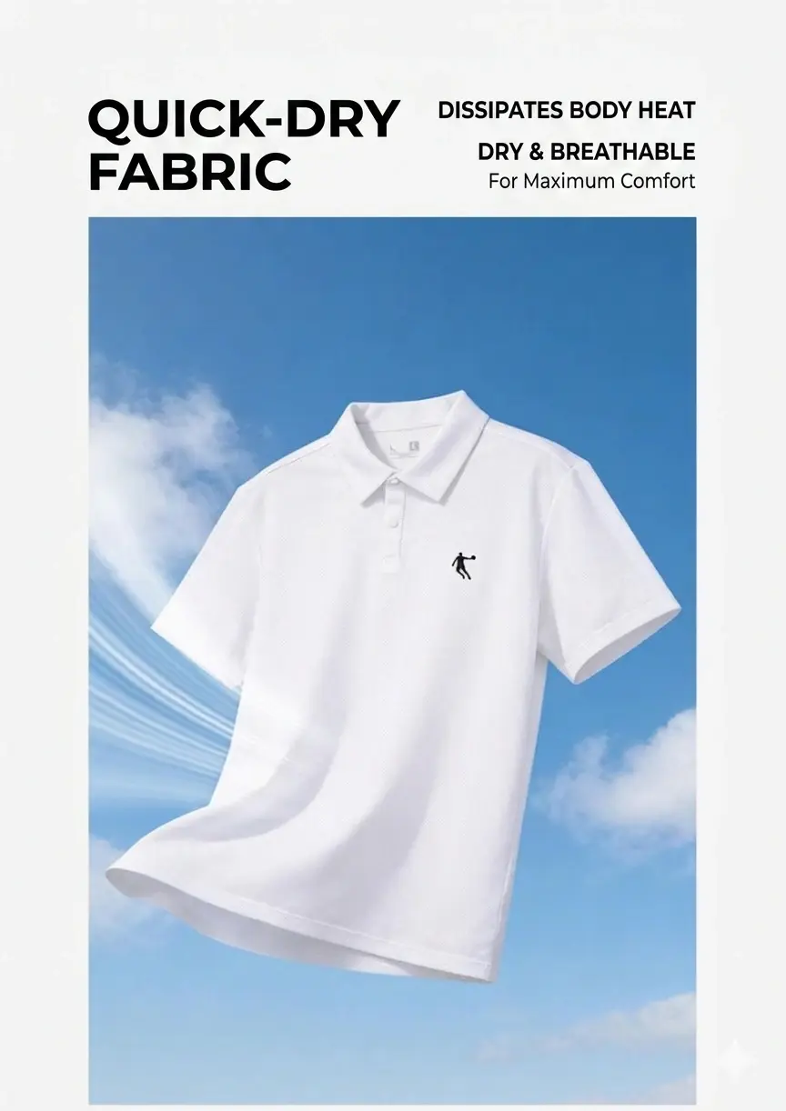 Authentic QIAODAN Men's POLO Shirt