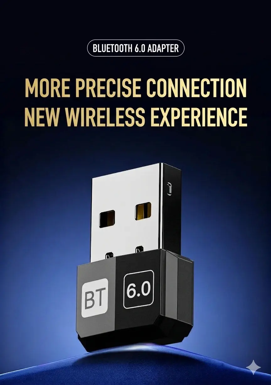 Bluetooth 6.0 Transceiver for Desktop PC