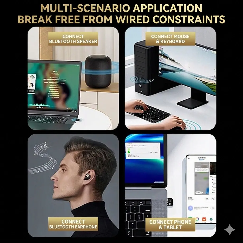 Bluetooth 6.0 Transceiver for Desktop PC
