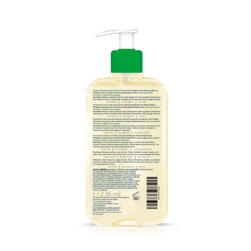 CeraVe Cleansing Oil – Moisturizing Facial Cleansing Oil