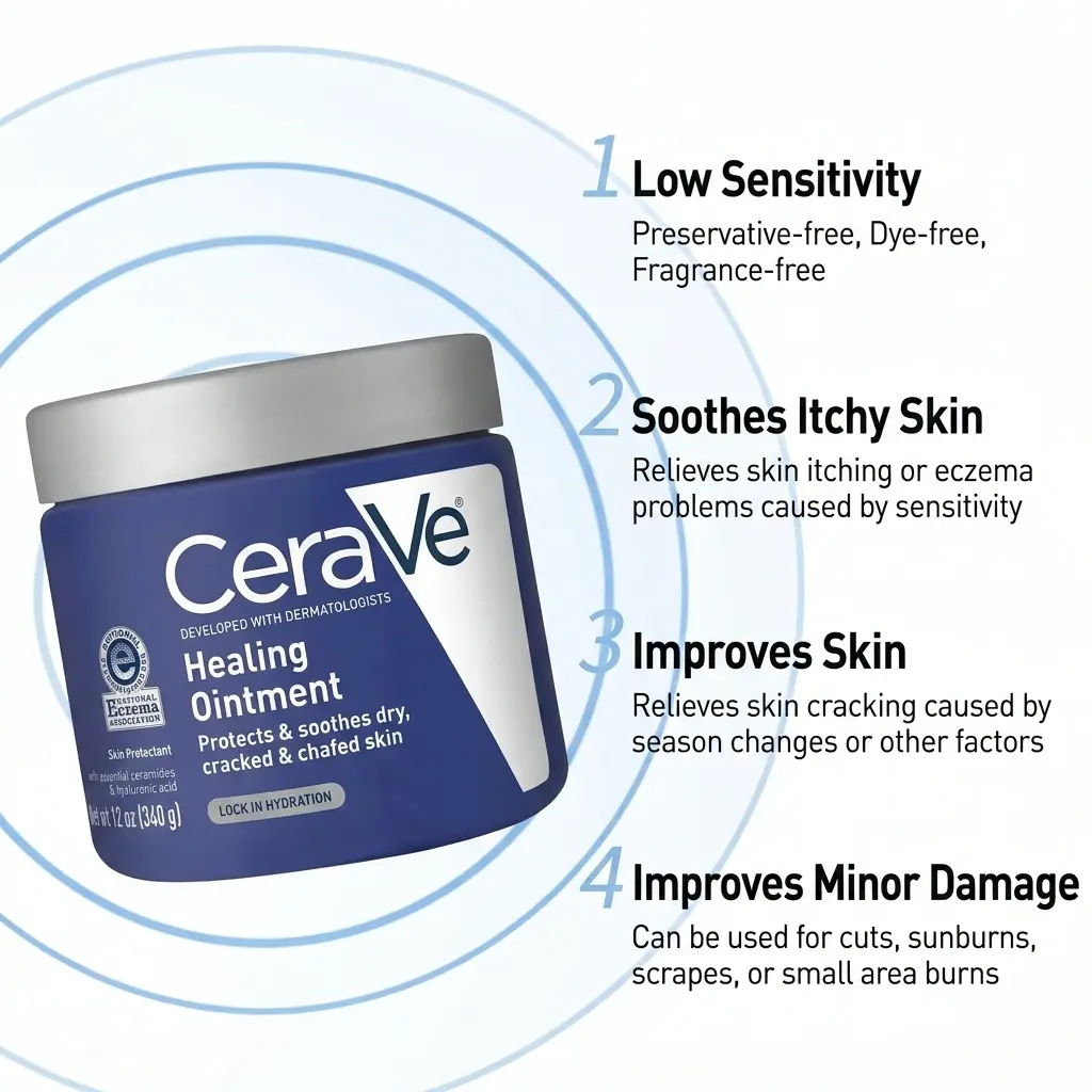 alt="CeraVe Multi-Purpose Healing Ointment – শুষ্ক ও রুক্ষ ত্বকের জন্য প্রিমিয়াম স্কিন রিপেয়ার ও প্রোটেকশন অয়েন্টমেন্ট"
