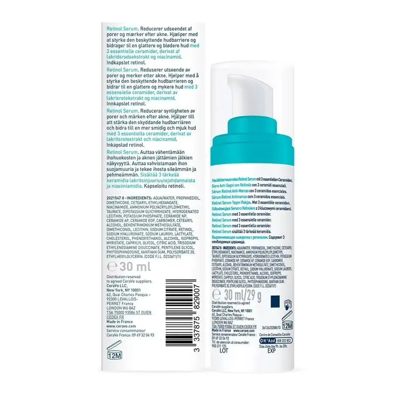 alt="CeraVe Retinol Serum 30ml – ব্রণের দাগের জন্য প্রিমিয়াম ভিটামিন এ রেটিনল সিরাম"
