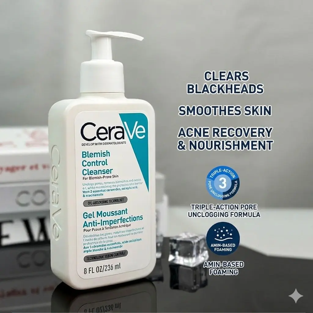 CeraVe Salicylic Acid Gentle Foaming Cream Cleanser
