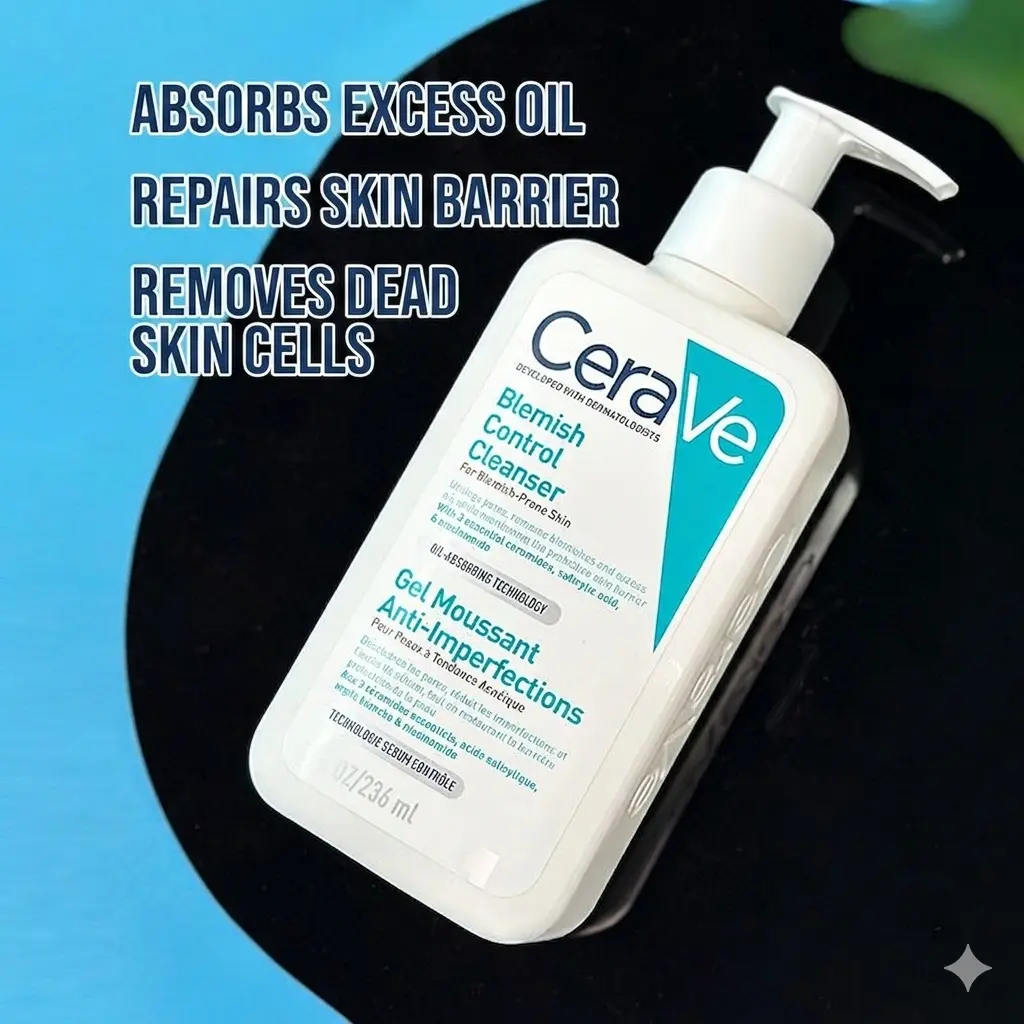 CeraVe Salicylic Acid Gentle Foaming Cream Cleanser