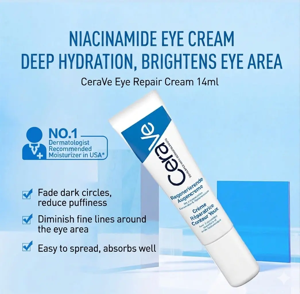 CeraVe Soothing Repairing Moisturizing Eye Cream 14ml