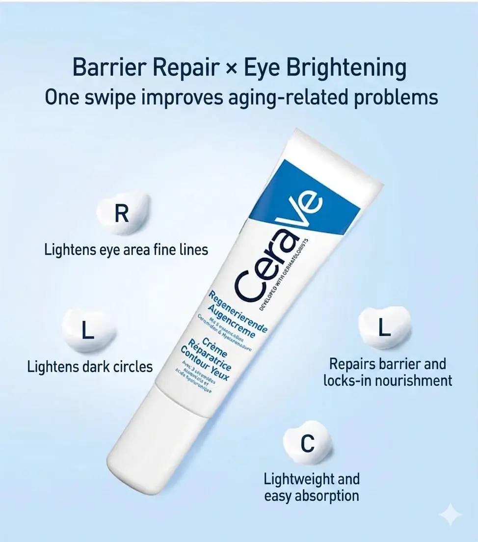 CeraVe Soothing Repairing Moisturizing Eye Cream 14ml