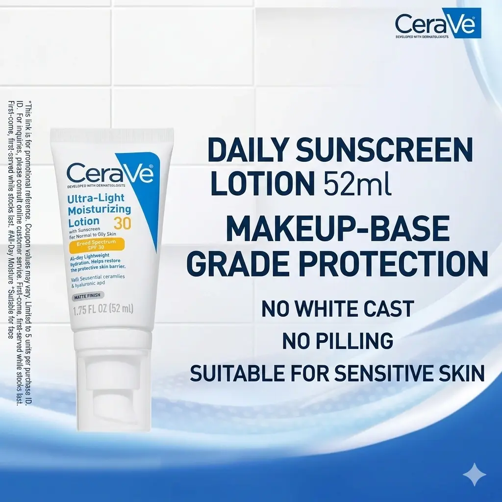 CeraVe Oil-Free Day Protective Lotion SPF30 50ml