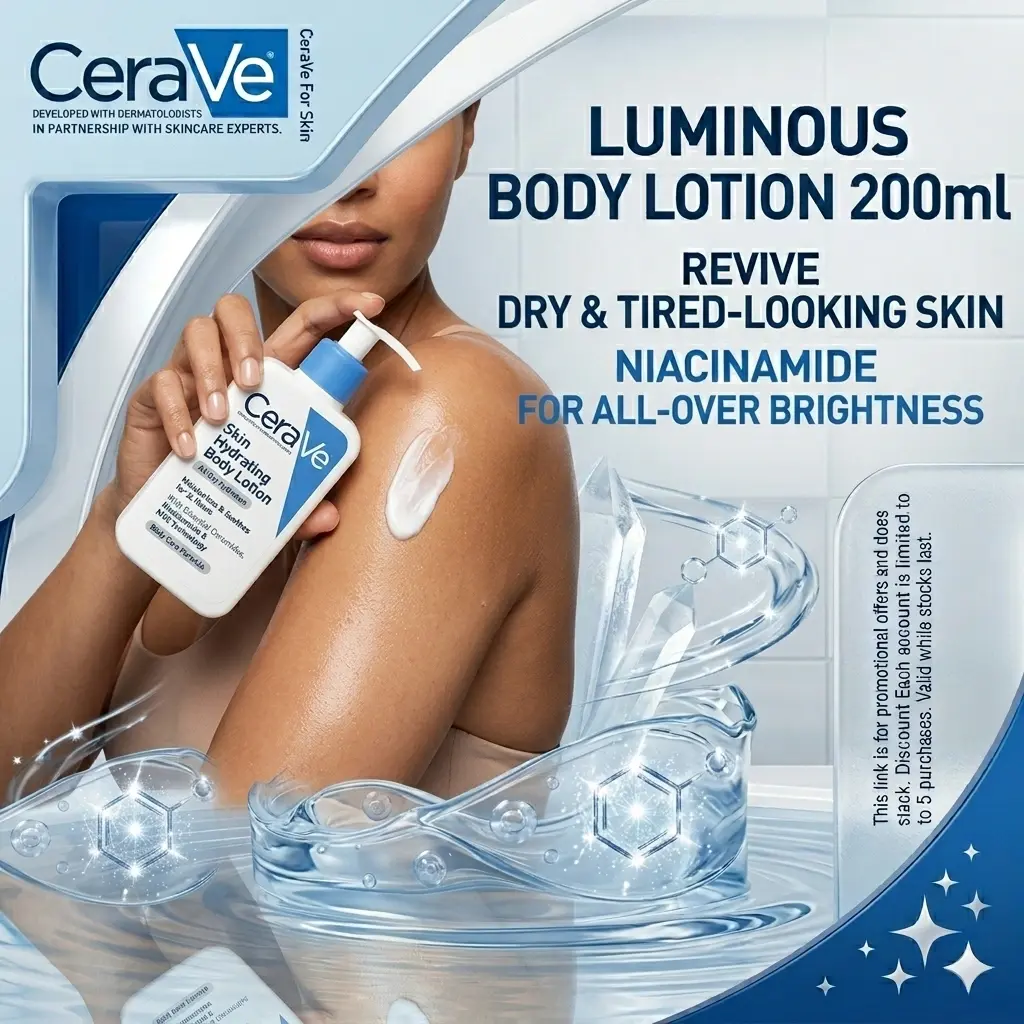 alt="CeraVe PM Niacinamide Brightening Lotion 52ml – নিয়াসিনামাইড ও সেরামাইড সমৃদ্ধ প্রিমিয়াম ব্রাইটেনিং ফেস লোশন"