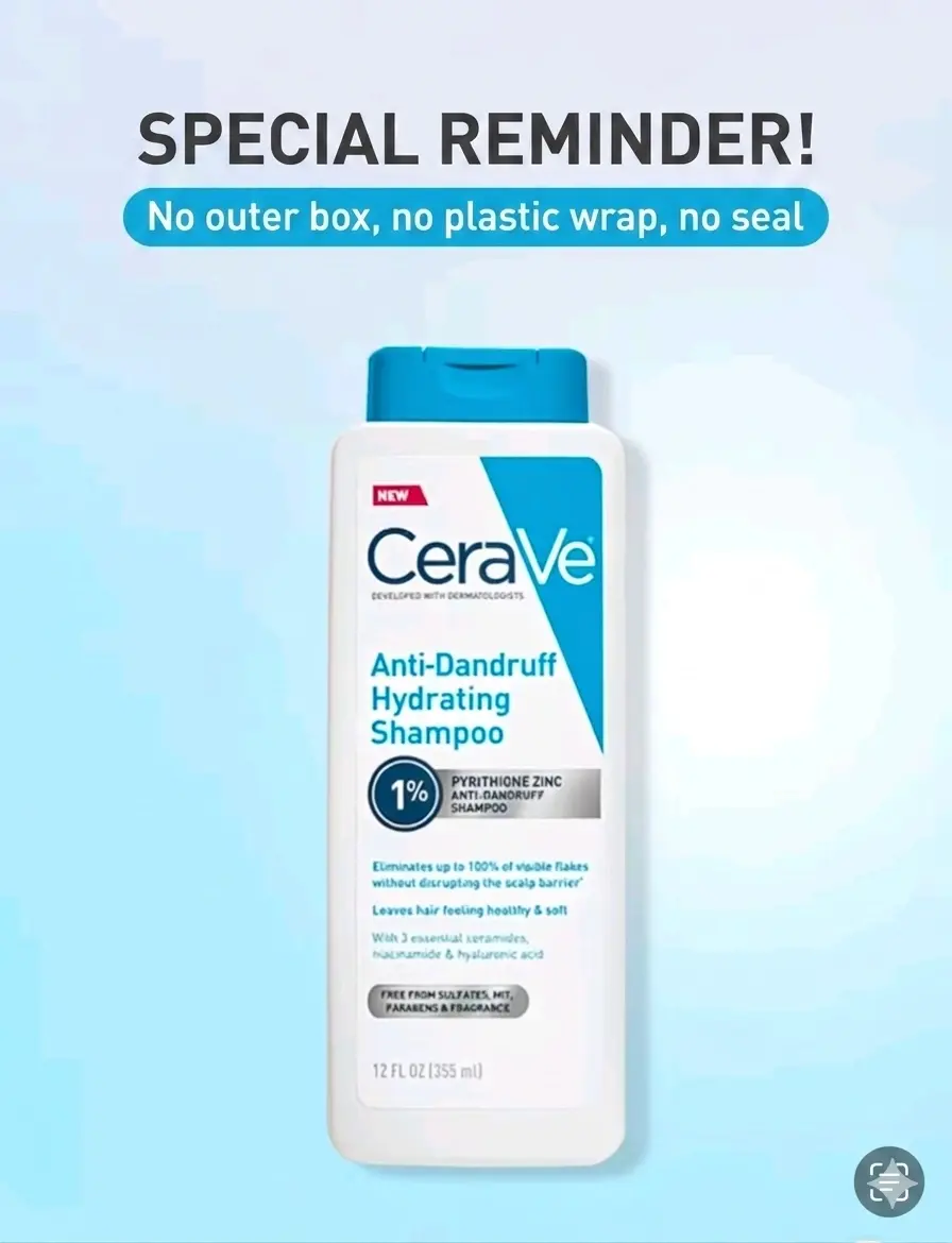 CeraVe US Version Anti-Dandruff Shampoo 355ml