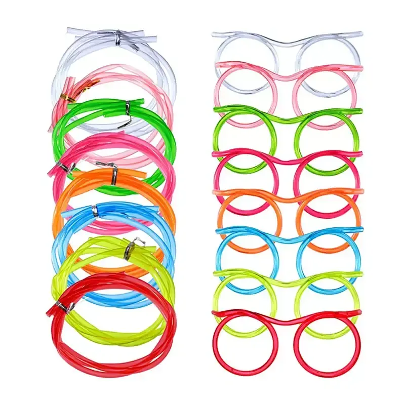 Creative Straw Glasses Toys For Kids
