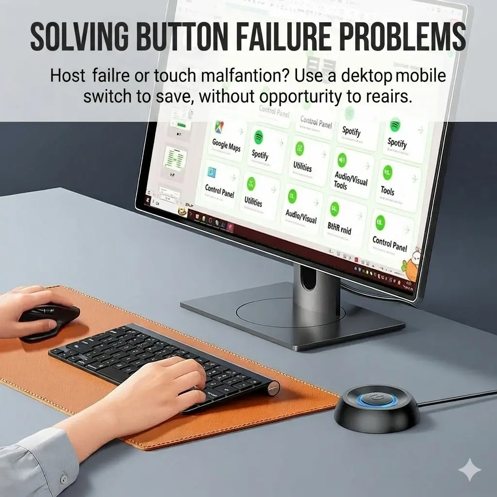 External Desktop Power Button Extension Cable