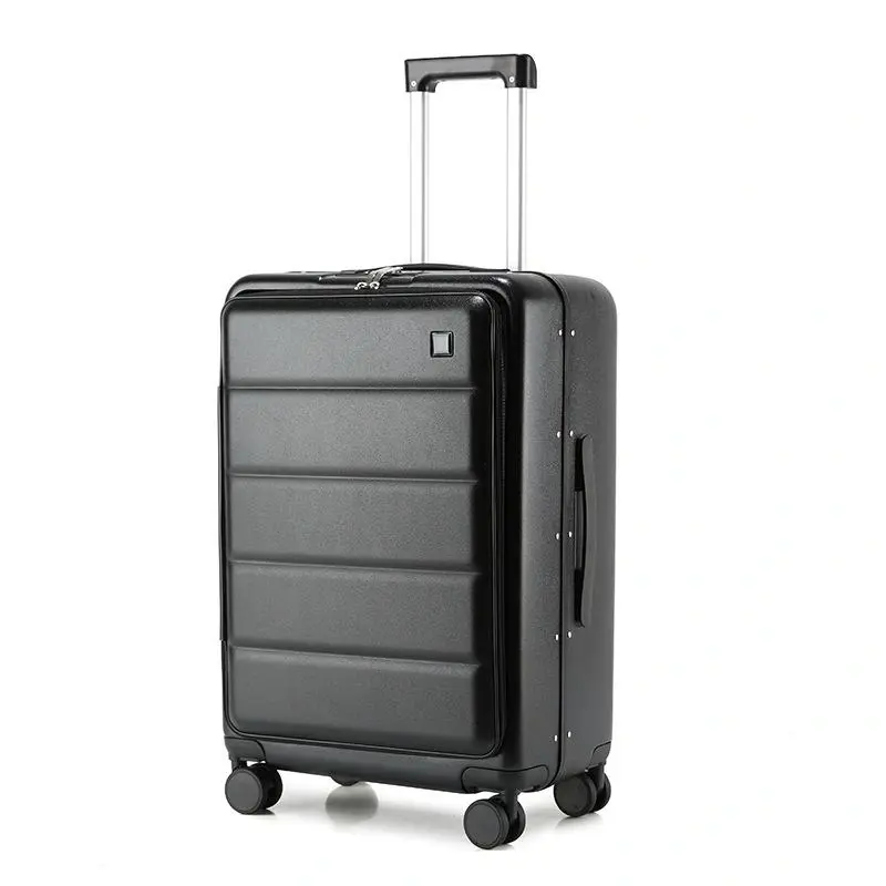 Front Opening Aluminum Frame Business Suitcase