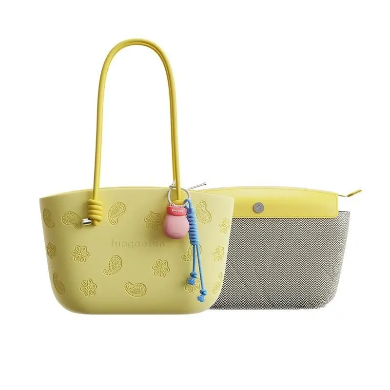 Cream yellow / With removable inner liner