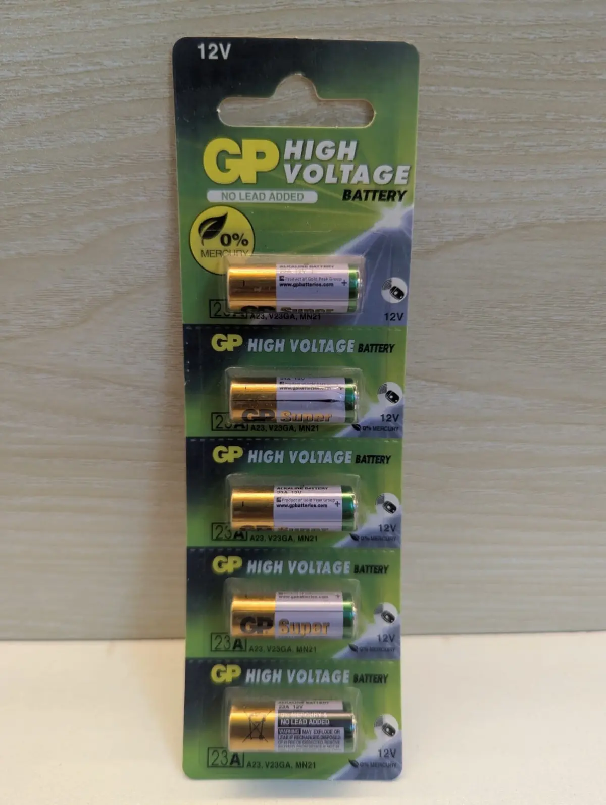 GP Batteries 23AE A23 12V Alkaline Battery