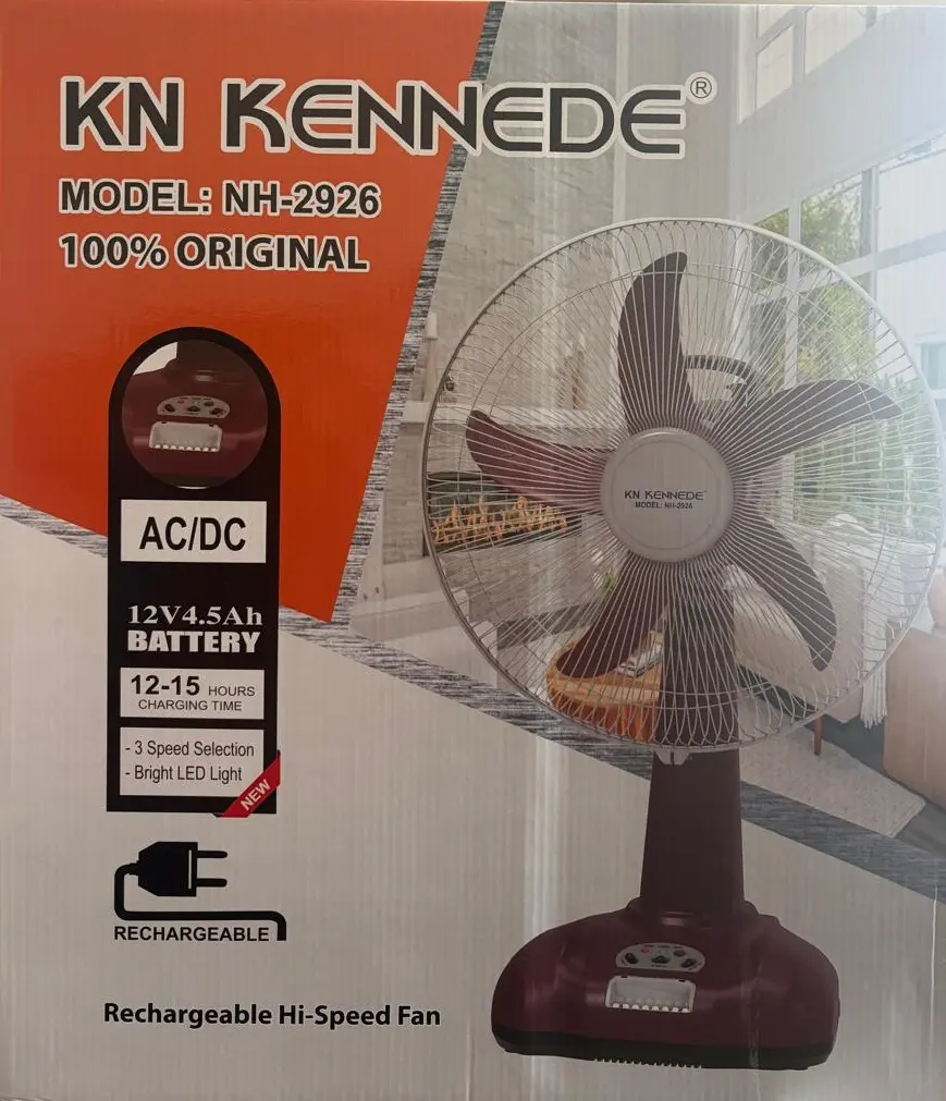 KENNEDE NH-2926 Rechargeable High Speed Fan