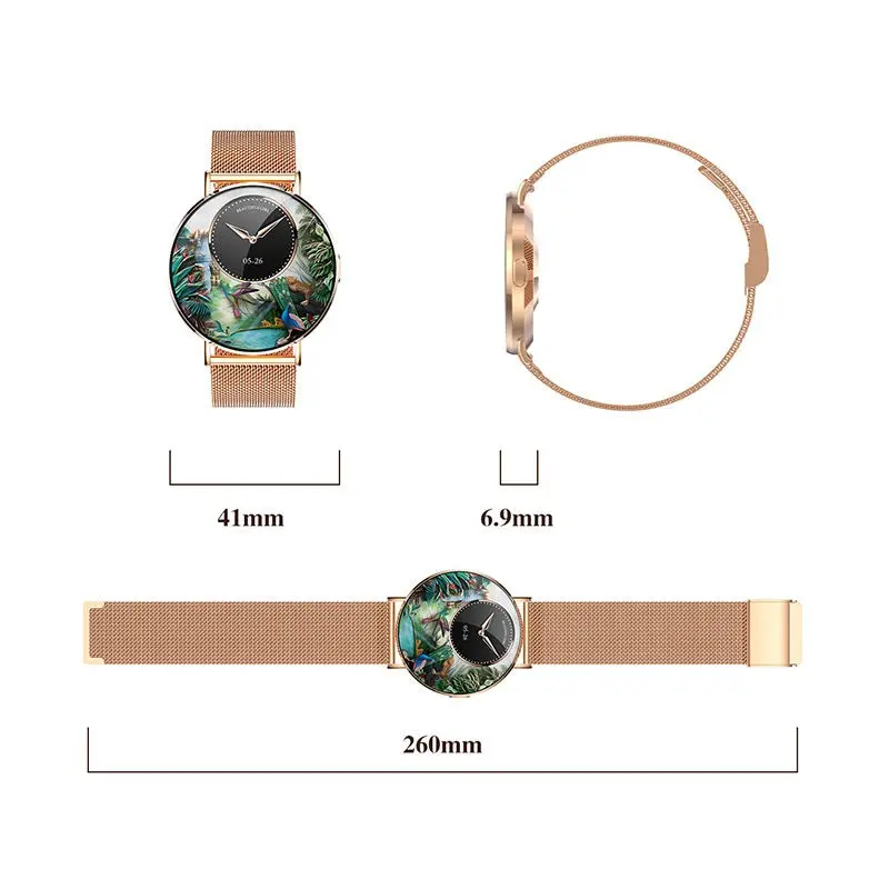 KM88 Ultra Thin Women Smart Watch