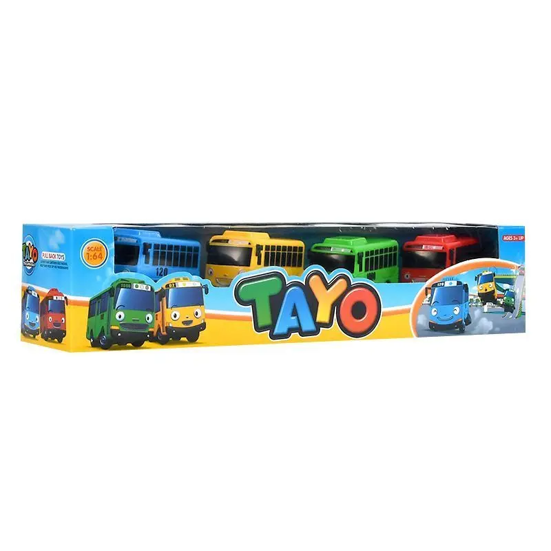 Small bus in OPP bag 4 pieces (7cm)