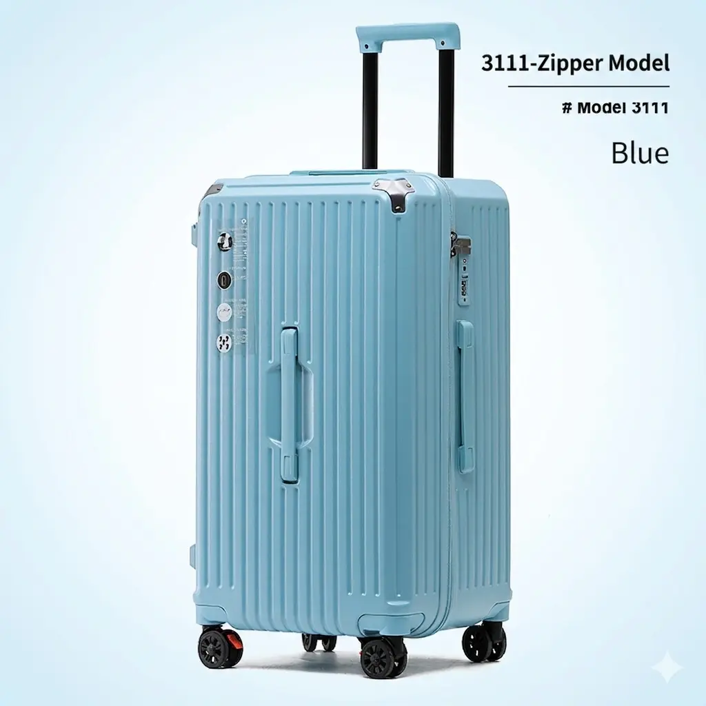 Zipper blue / 24inch