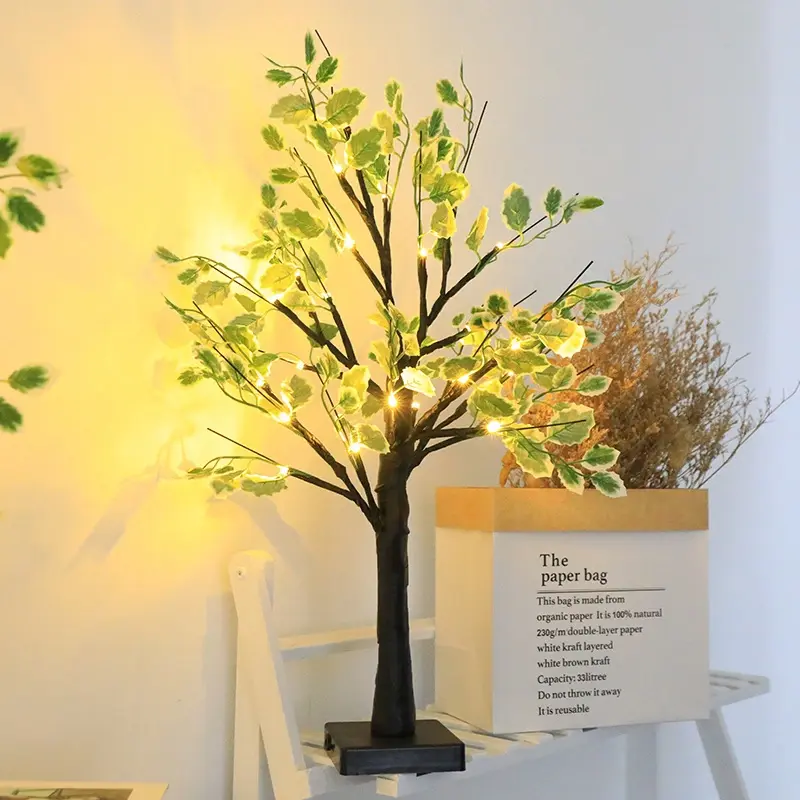 alt="LED Birch Tree Decorative Light – ইউএসবি ও ব্যাটারি চালিত ক্রিসমাস ট্রি নাইট লাইট, হোম ও পার্টি ডেকোরেশনের জন্য আকর্ষণীয় এলইডি ট্রি ল্যাম্প"