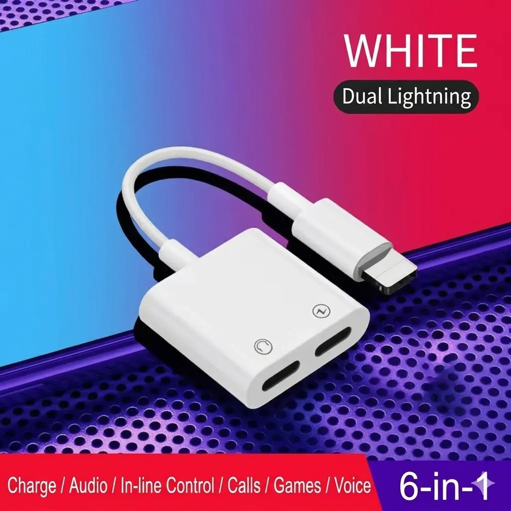 Dual flat heads (for music listening charging and voice control)
