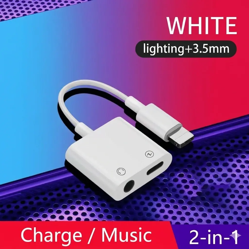 Round head + flat head (for music listening watching shows and charging)