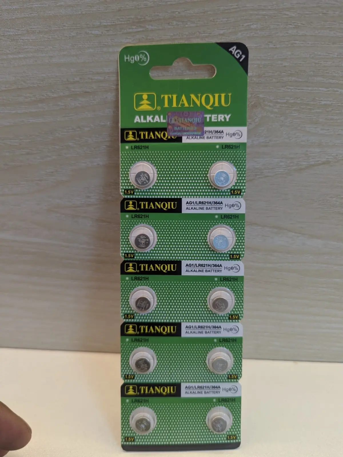 LR621H TIANQIU ALKALINE BATTERY