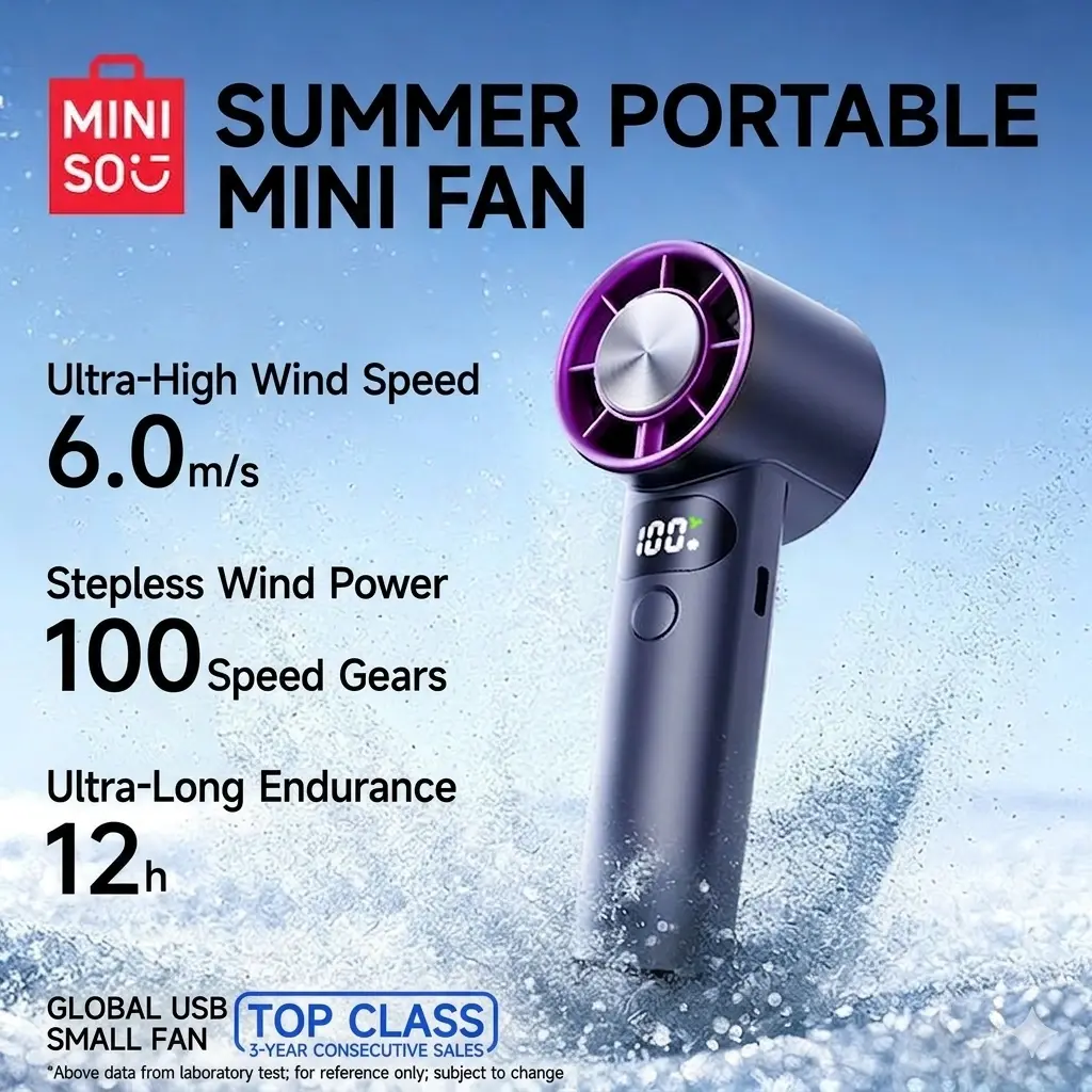 MINISO LT-S3257 Handheld Mini Fan