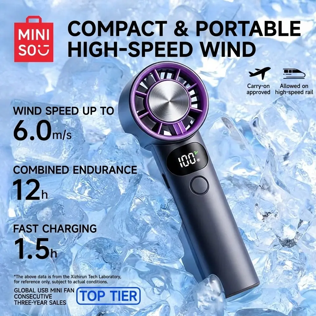 MINISO LT-S3257 Handheld Mini Fan