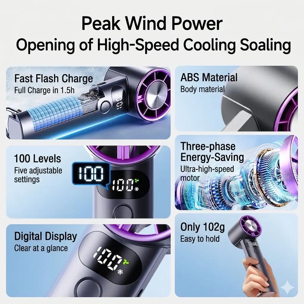 MINISO LT-S3257 Handheld Mini Fan