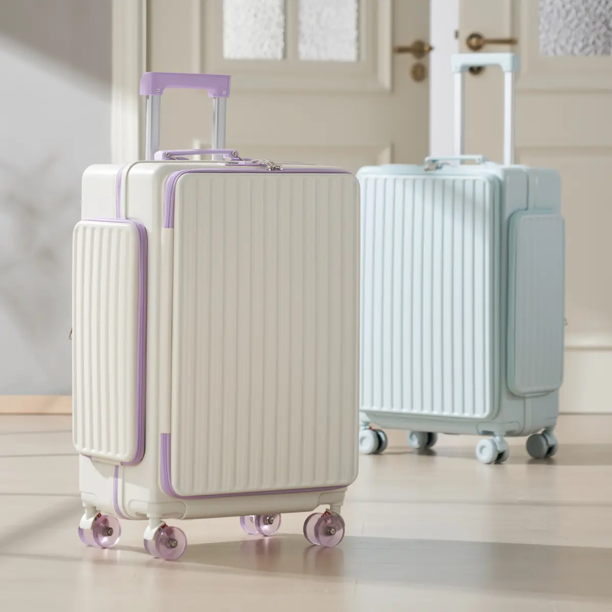 New Front-Side Multi-Sided Opening Suitcase