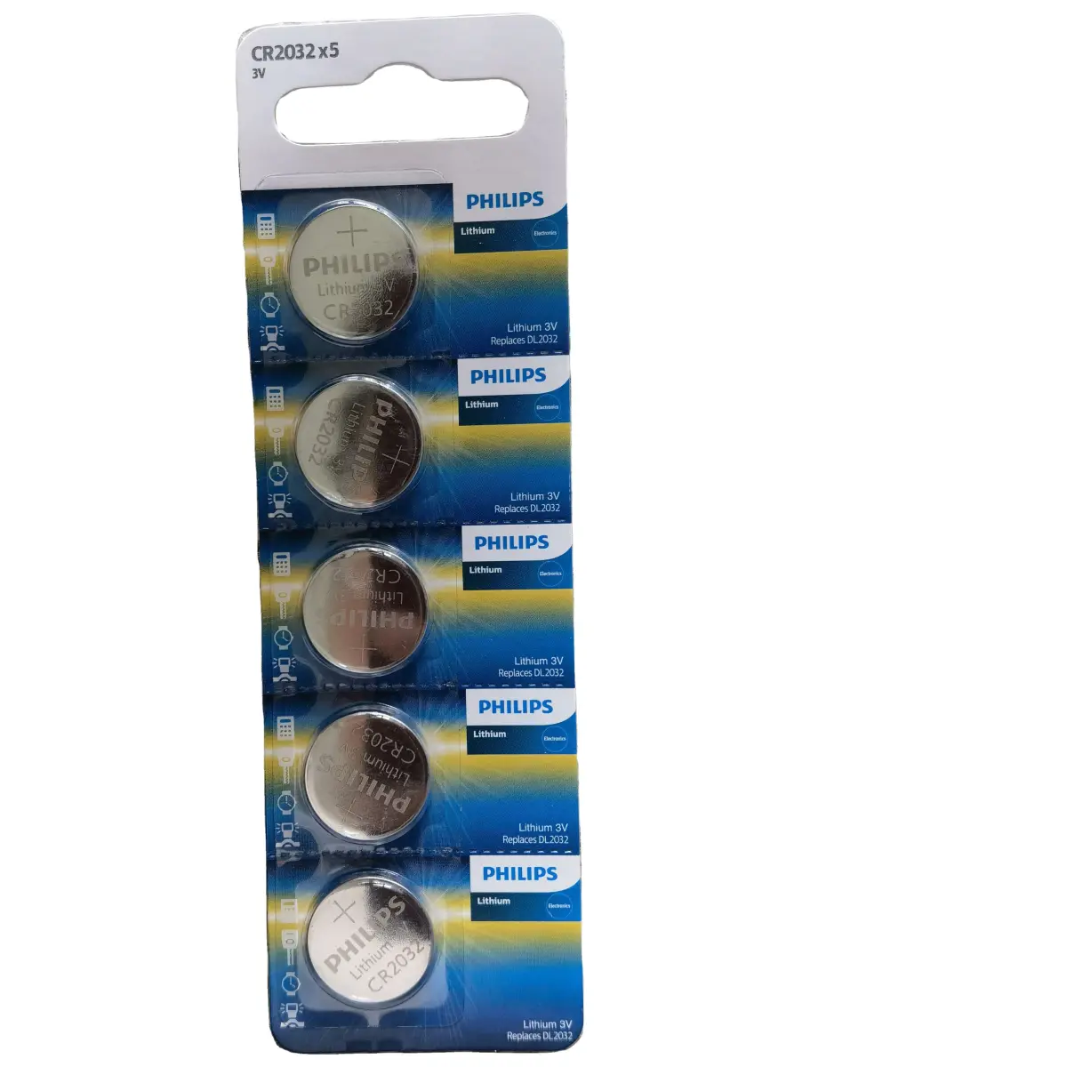 PHILIPS CR2032 3V Lithium Battery (Long Lasting Power | Reliable Performance)