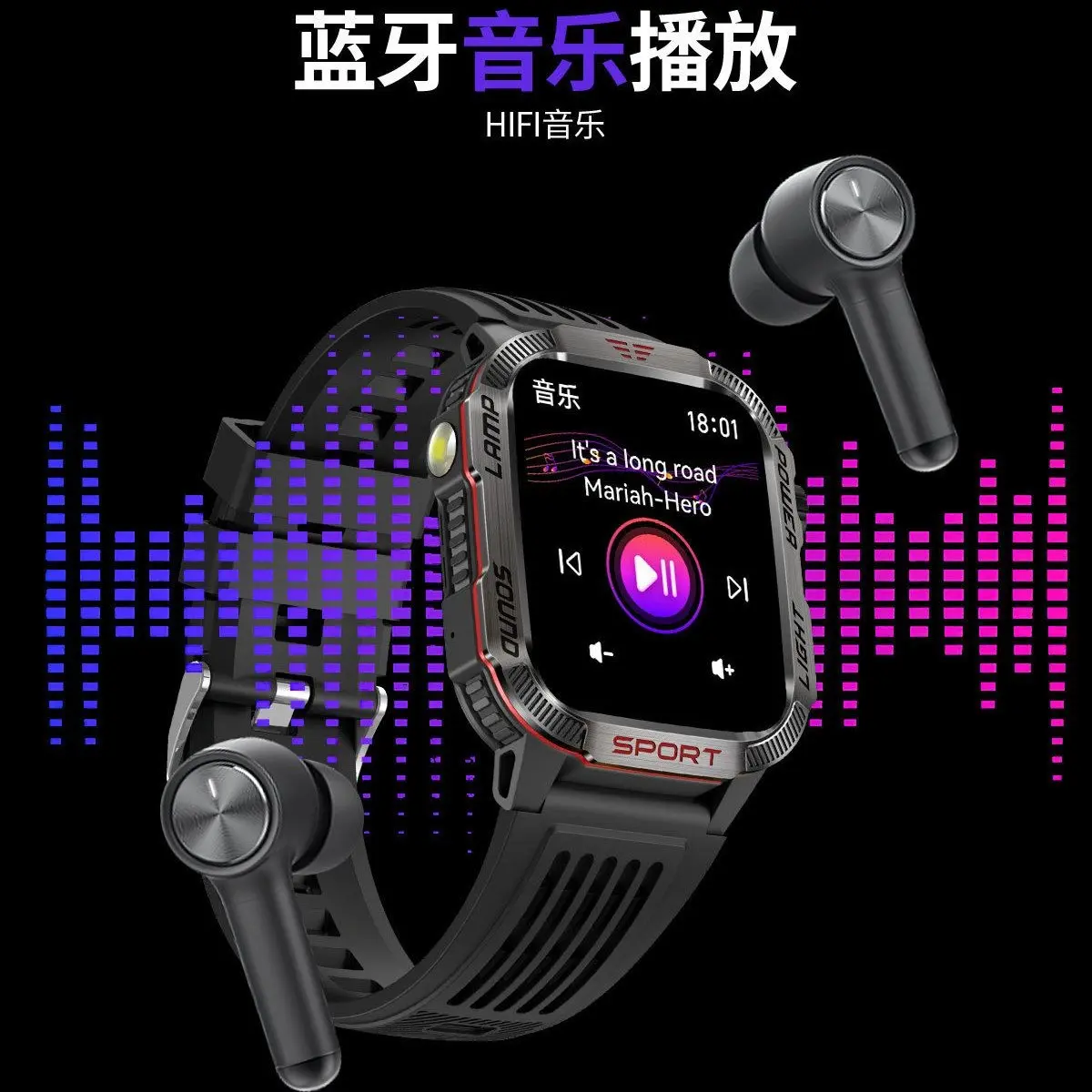 Premium IP68 Bluetooth Smart Fitness Watch