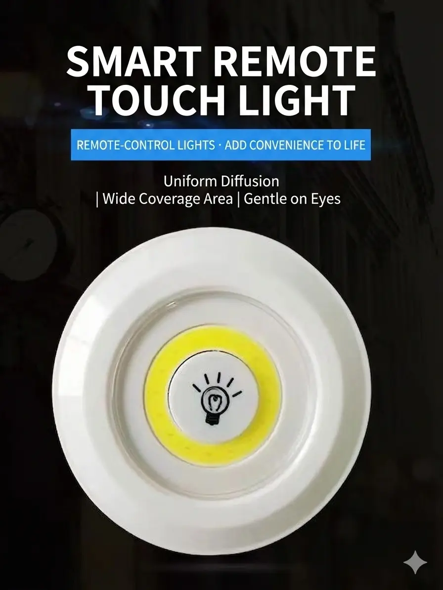 alt="QiHaoShiGuang Remote Control LED Night Light – প্রিমিয়াম ওয়্যারলেস মাল্টি-কালার ডেকোরেটিভ স্পটলাইট"