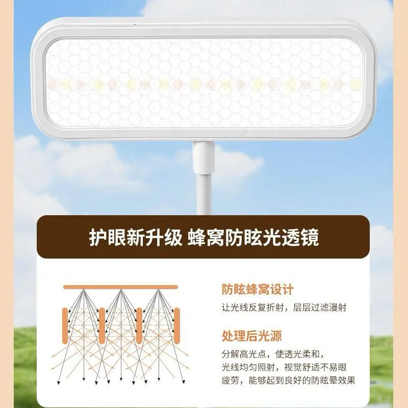 Rechargeable LED Clip-On Adjustable Desk Lamp