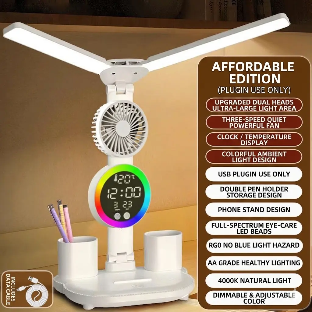 [(Basic version) Only plug-in use - clock - fan]