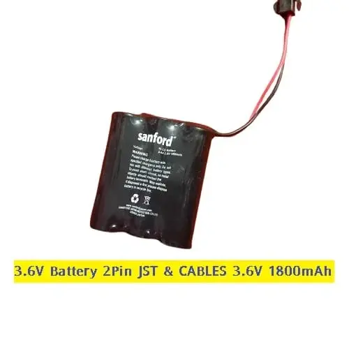 Sanford® 3.6V 1800mAh Rechargeable Battery Pack