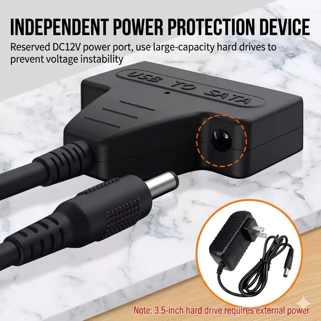 SATA to Type-C SSD Enclosure & Easy Drive Cable Kit