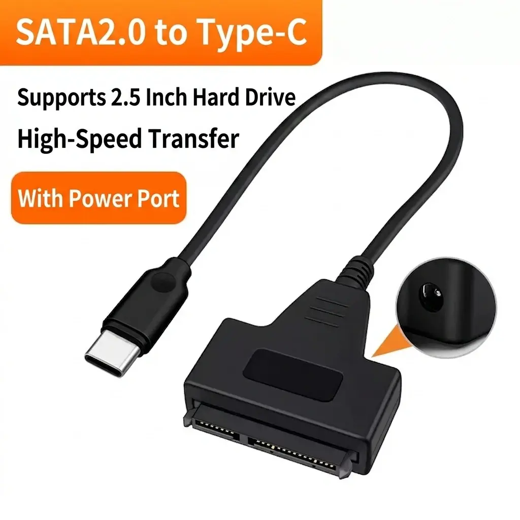SATA to Type-C SSD Enclosure & Easy Drive Cable Kit