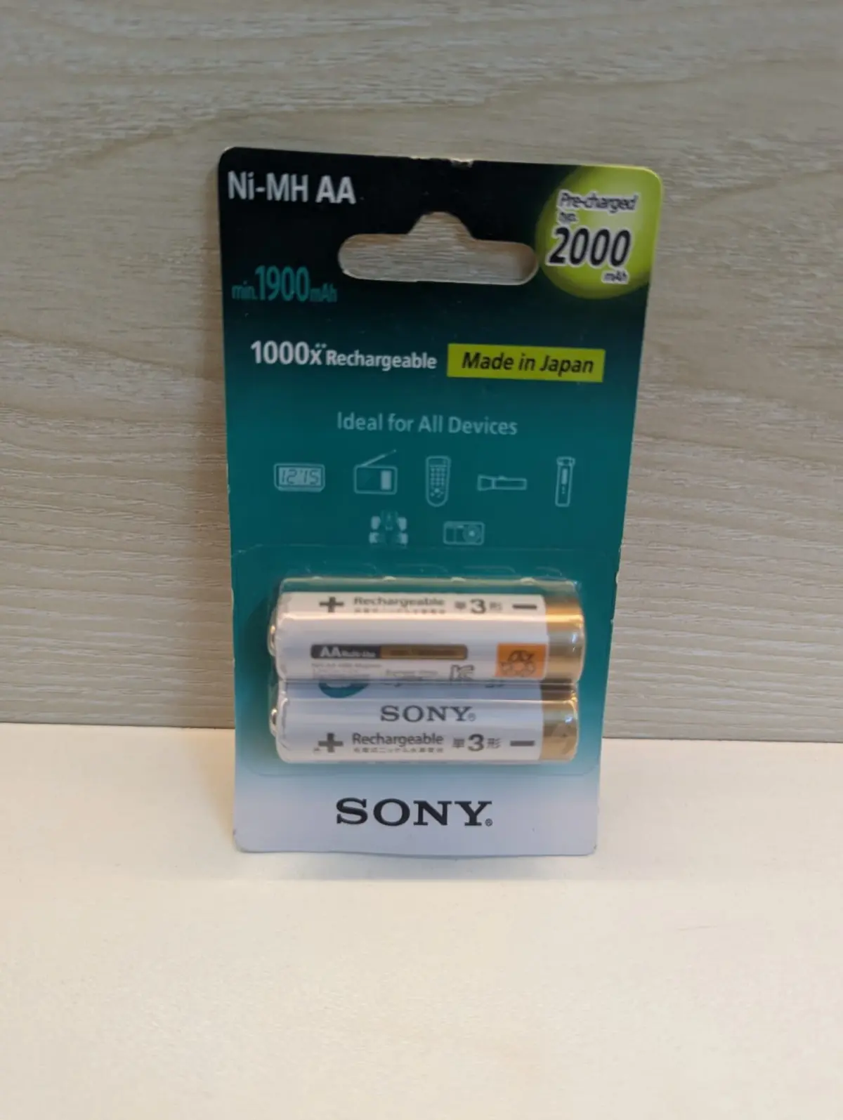 SONY 2000mAh AA Rechargeable Battery