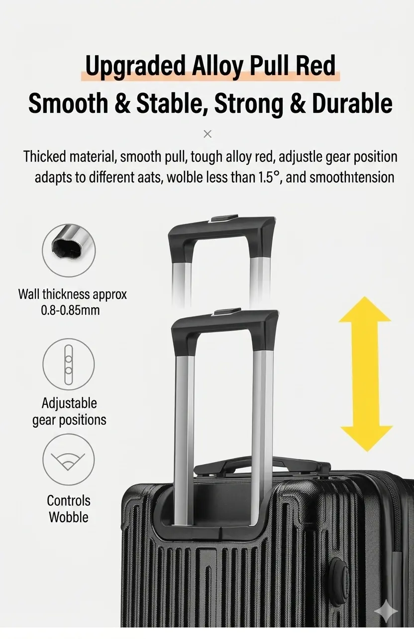 Swiss Cross Connoische Trolley Case Password Universal Boarding Suitcase