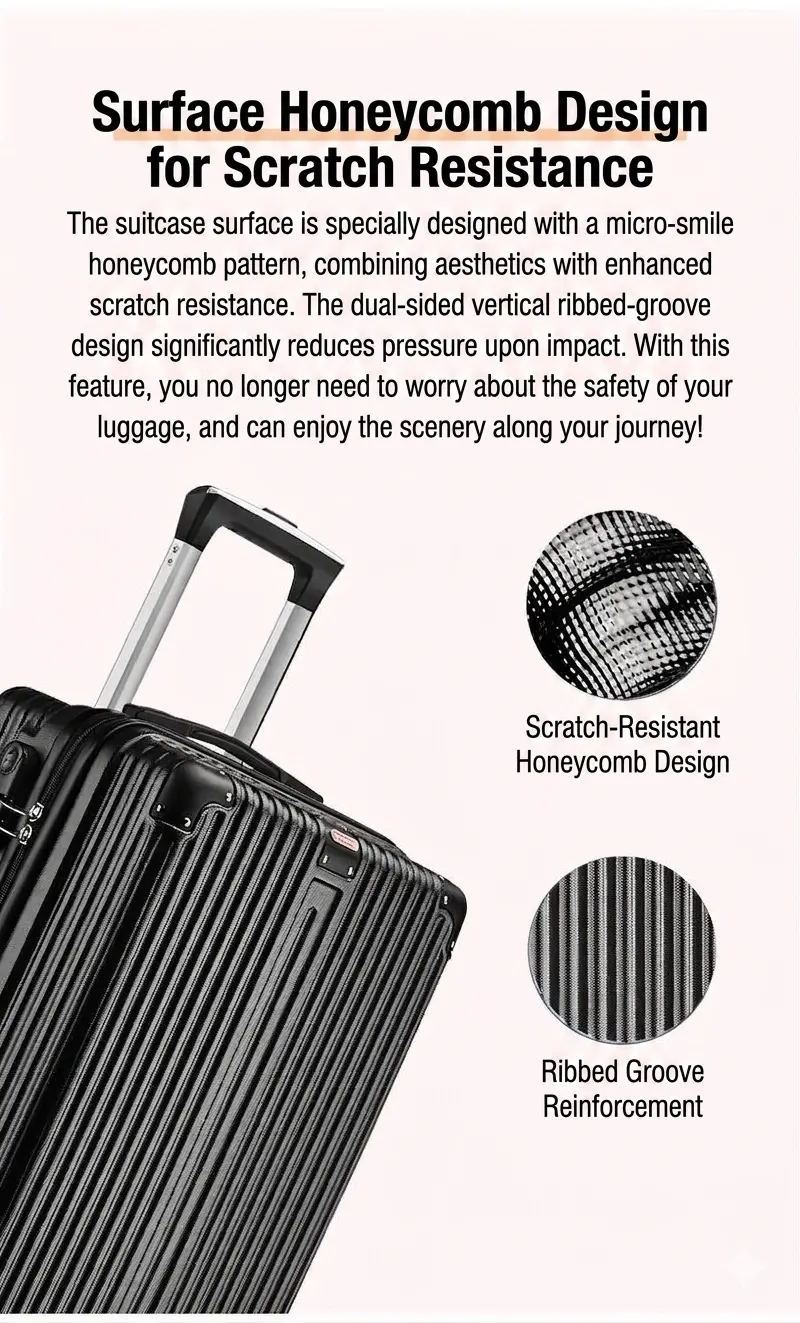 Swiss Cross Connoische Trolley Case Password Universal Boarding Suitcase