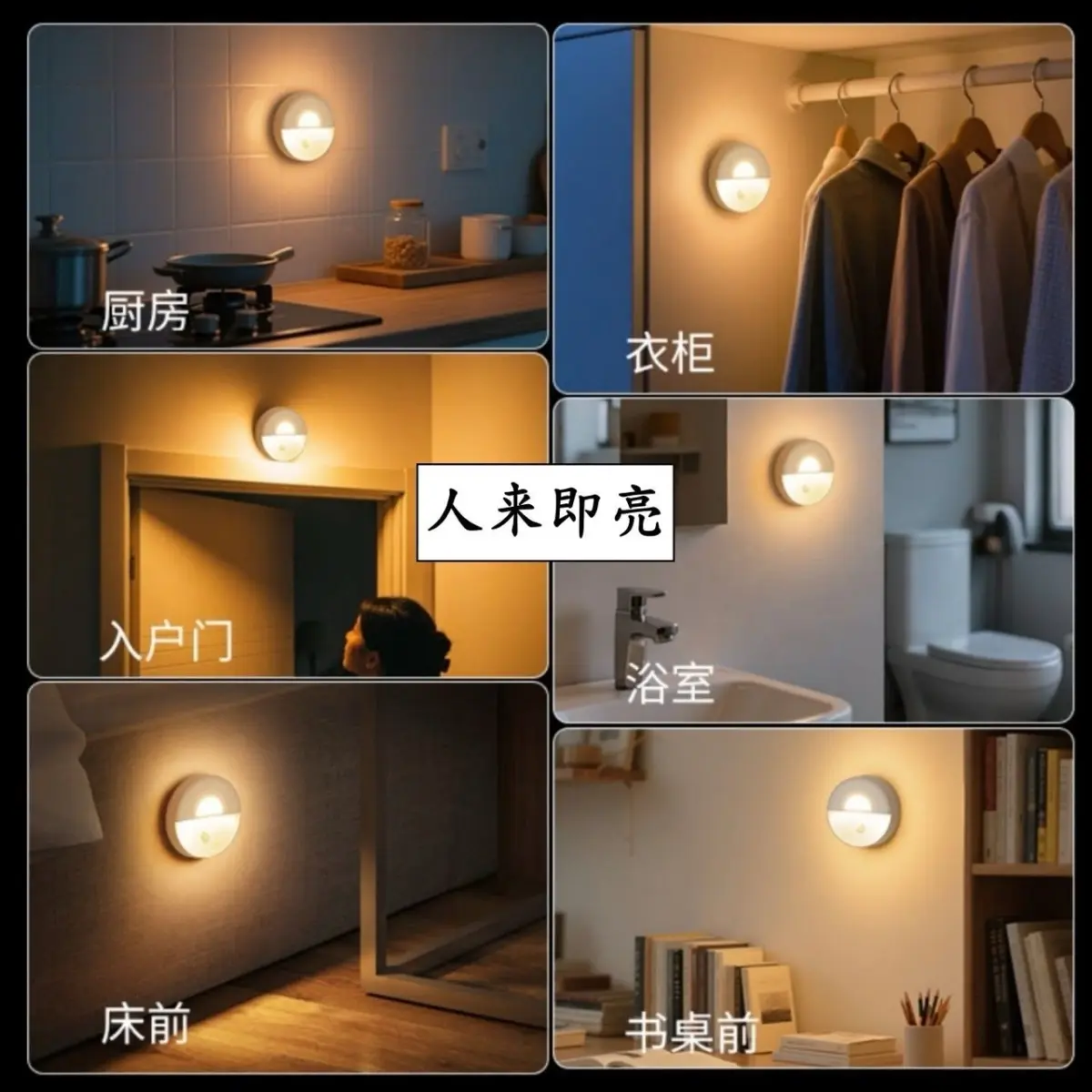 TOUCHTE Human Body Sensor Night Light
