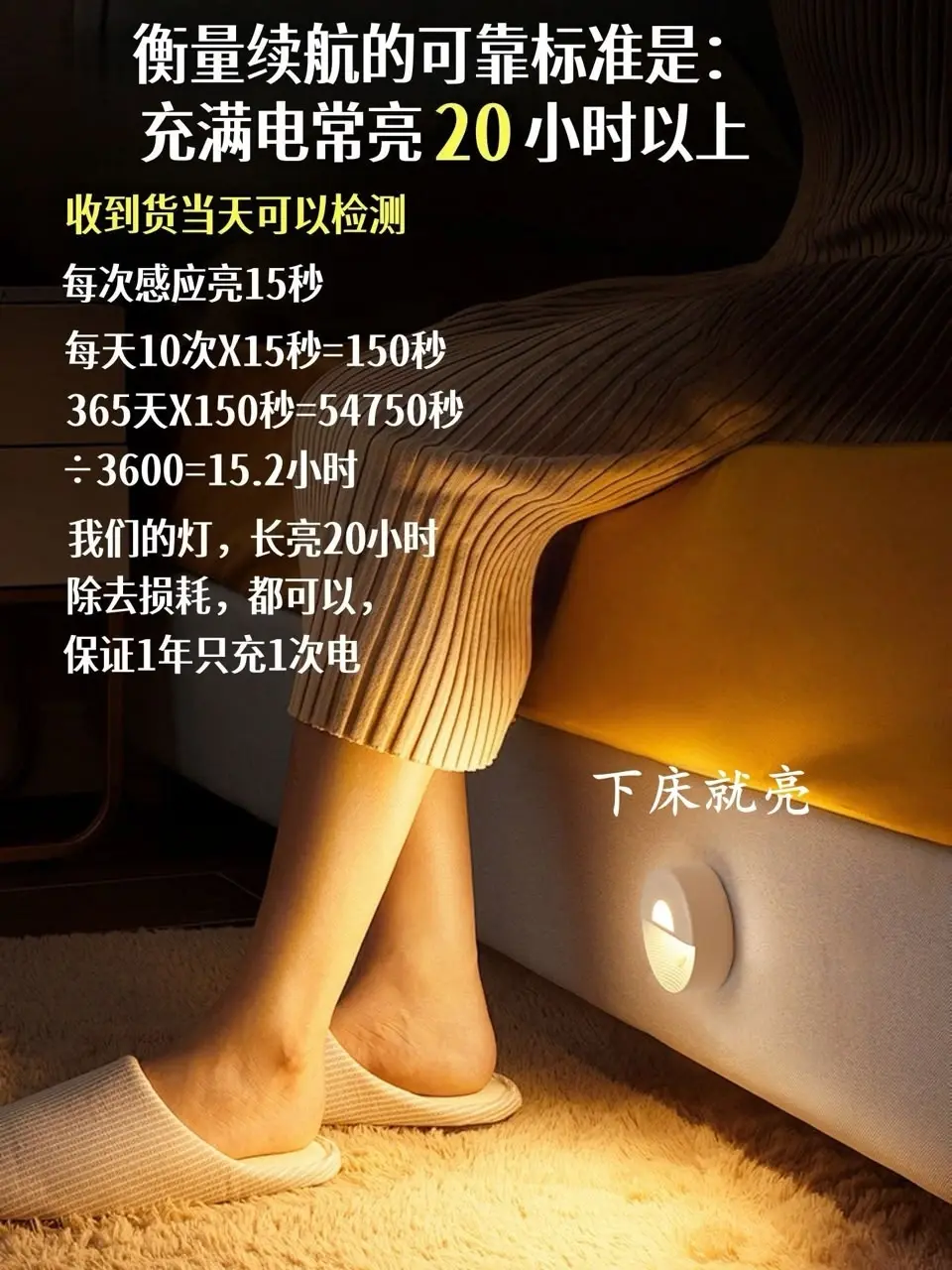 TOUCHTE Human Body Sensor Night Light