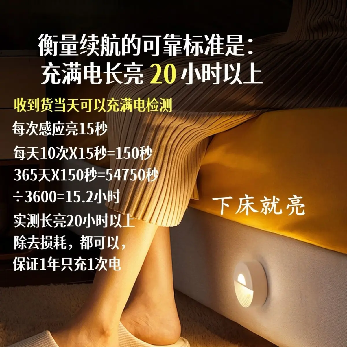 TOUCHTE Human Body Sensor Night Light