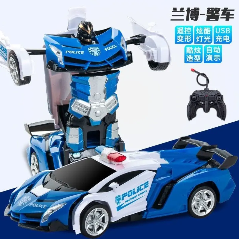 Lamborghini - Police Car / 1 Lithium Battery + Charging Cable + Remote Control Battery