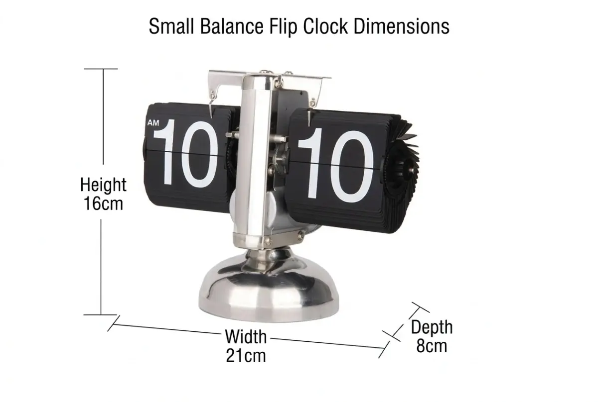 Trendy Automatic Page-Turning Clock