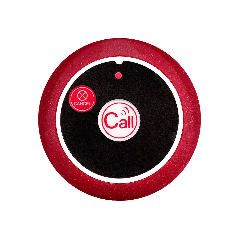 Wireless Calling Button System with Receiver Display