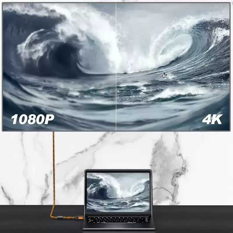 alt="Wodette HDMI to DVI Cable – মনিটর, টিভি ও কম্পিউটারের জন্য হাই-ডেফিনিশন ভিডিও কনভার্টার কেবল, পিওর কপার ও গোল্ড-প্লেটেড কানেক্টর"