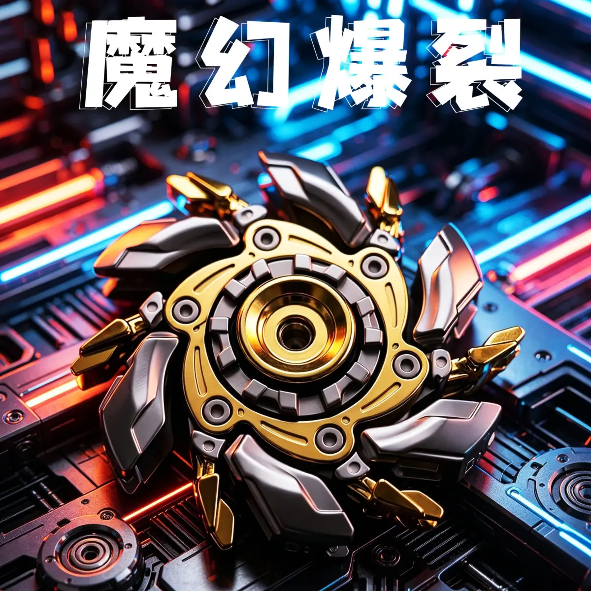 Yonic Grumpy 08 Metal Fidget Spinner